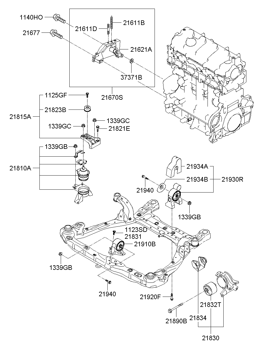 Engine Transaxle Mounting