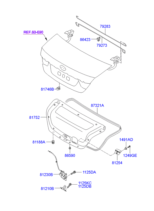 Trunk Lid Trim