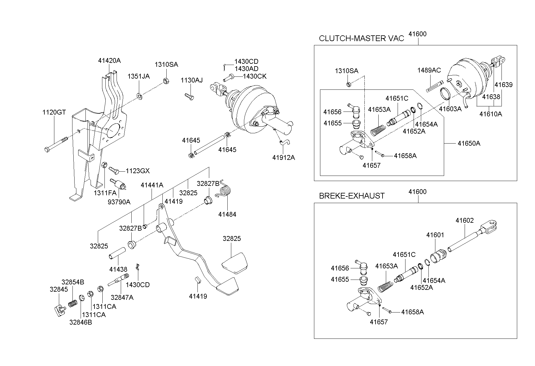 Clutch & Brake Pedal