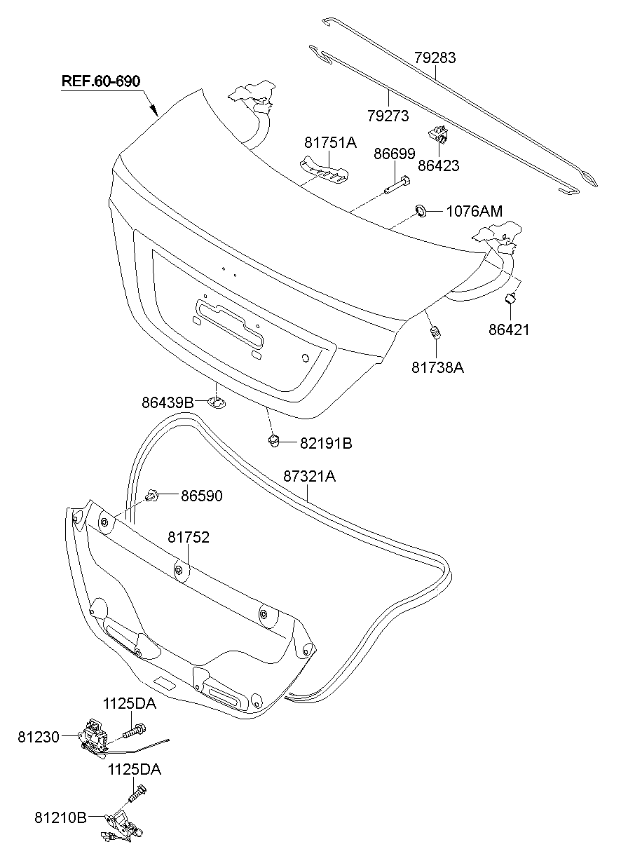 Trunk Lid Trim