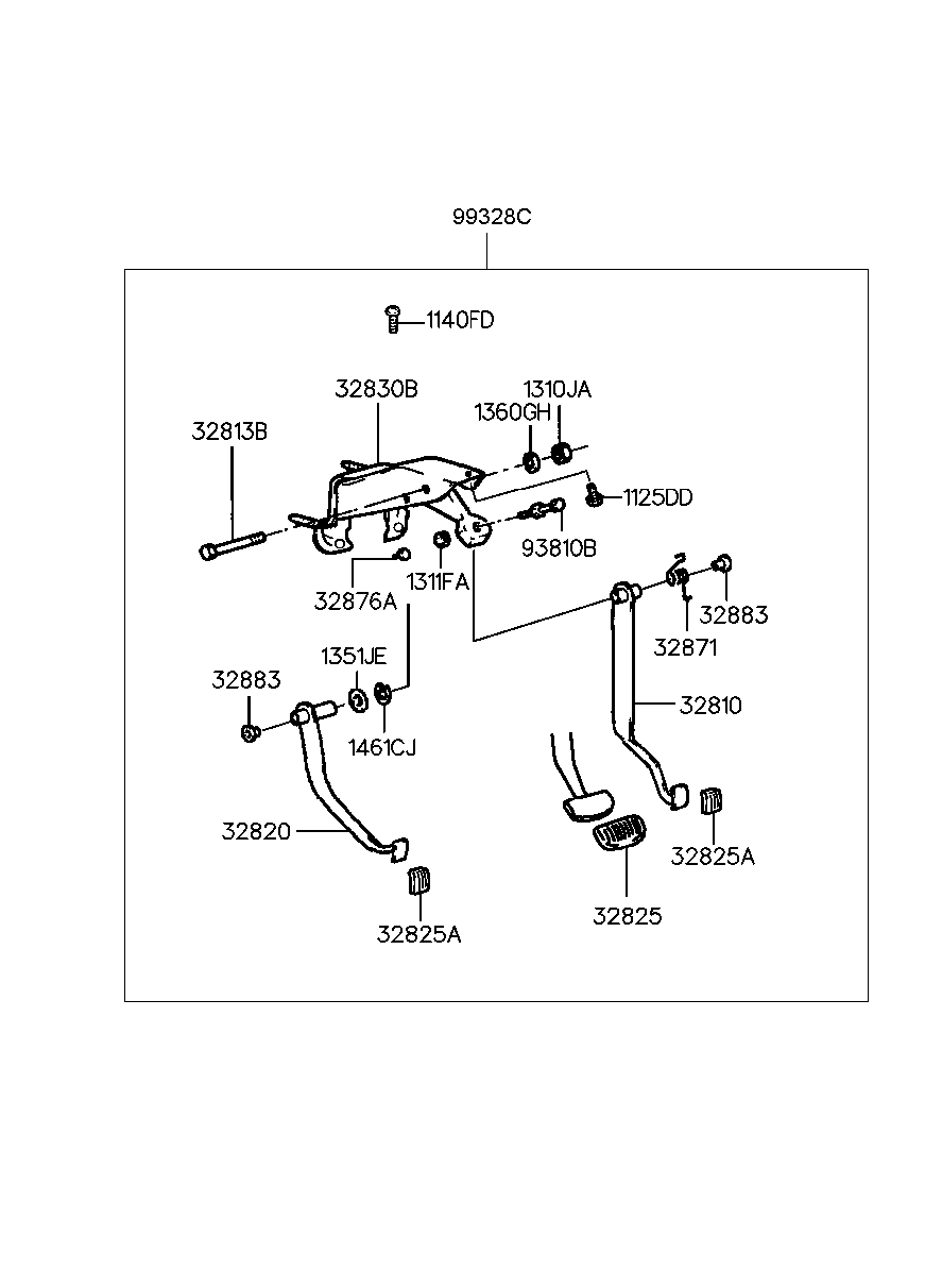 Clutch & Brake Pedal