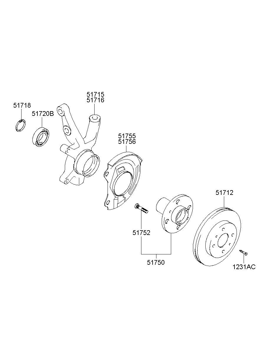 Front Axle Hub
