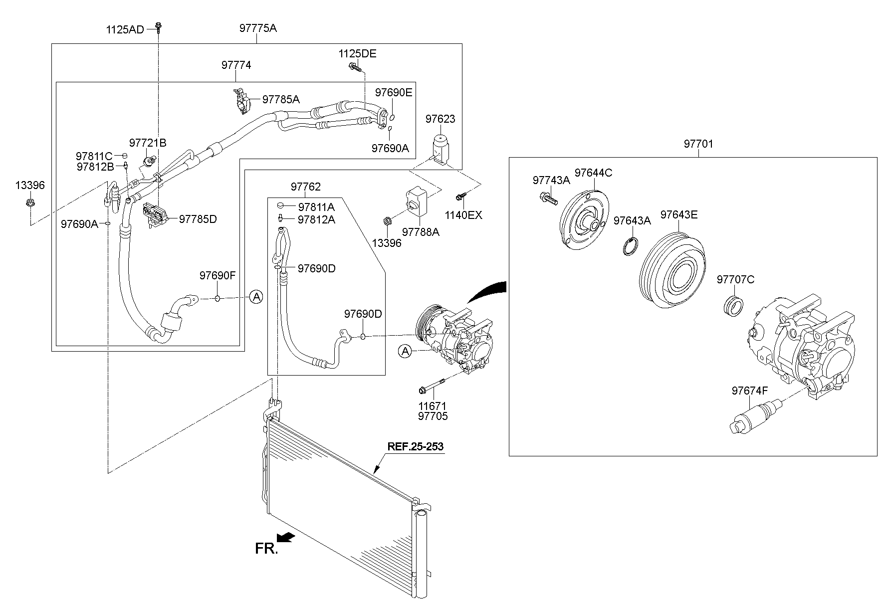 Aircon System Cooler Line