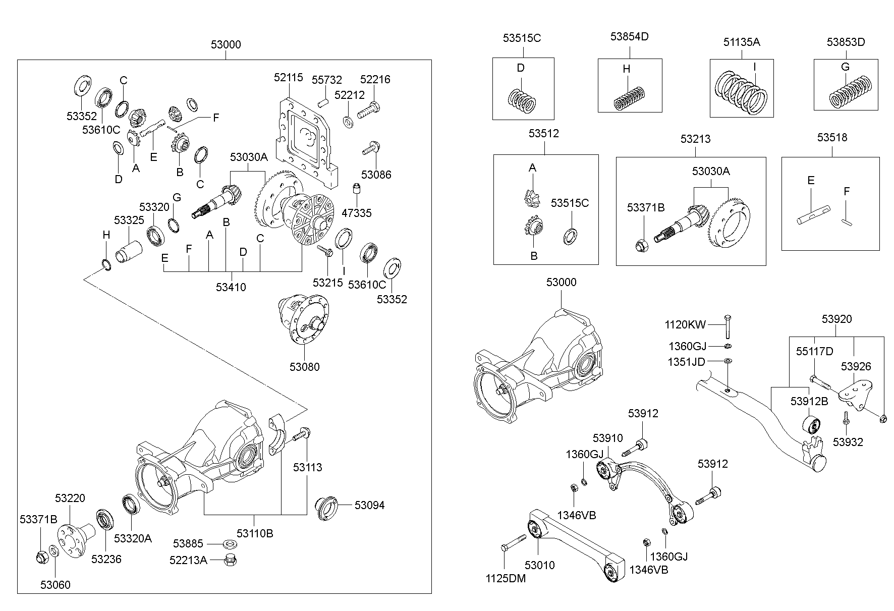 Rear Differential Carrier