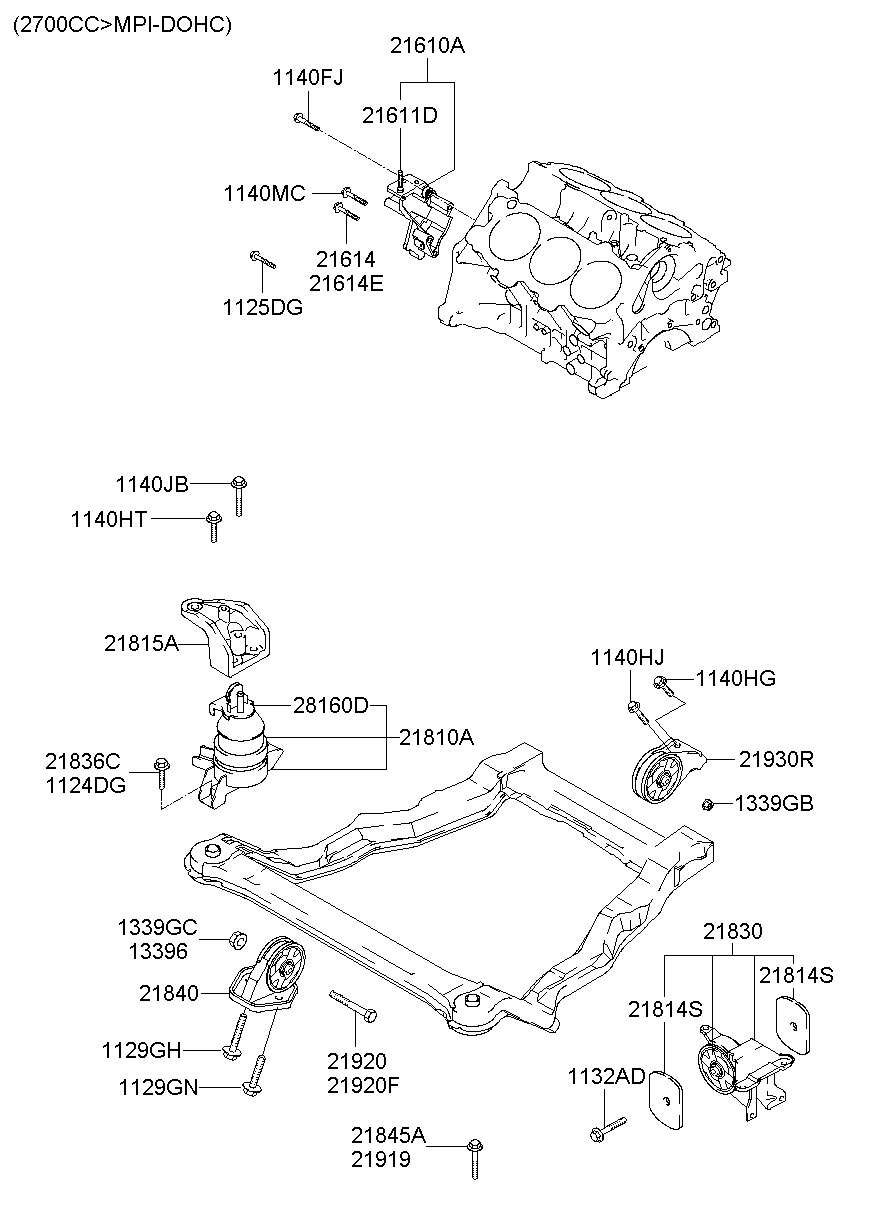 Engine Transaxle Mounting