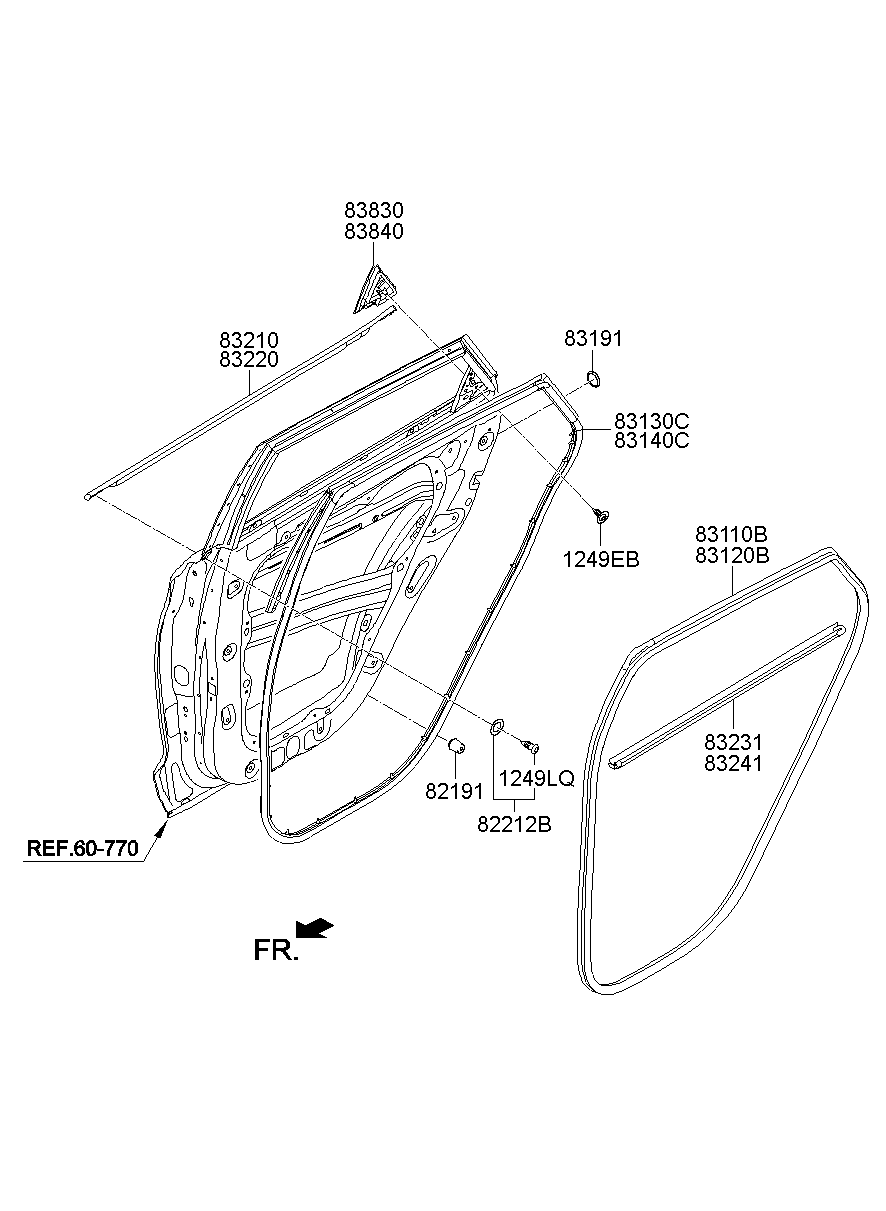 Rear Door Moulding