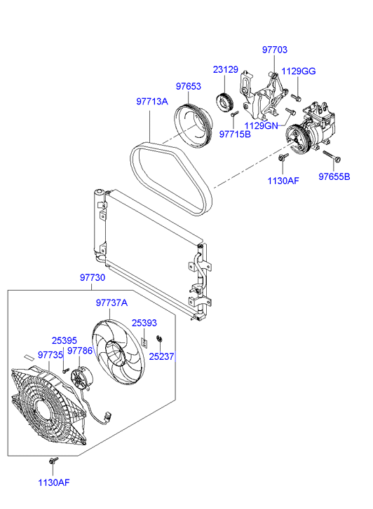 Aircon System Cooler Line