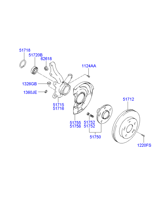Front Axle Hub