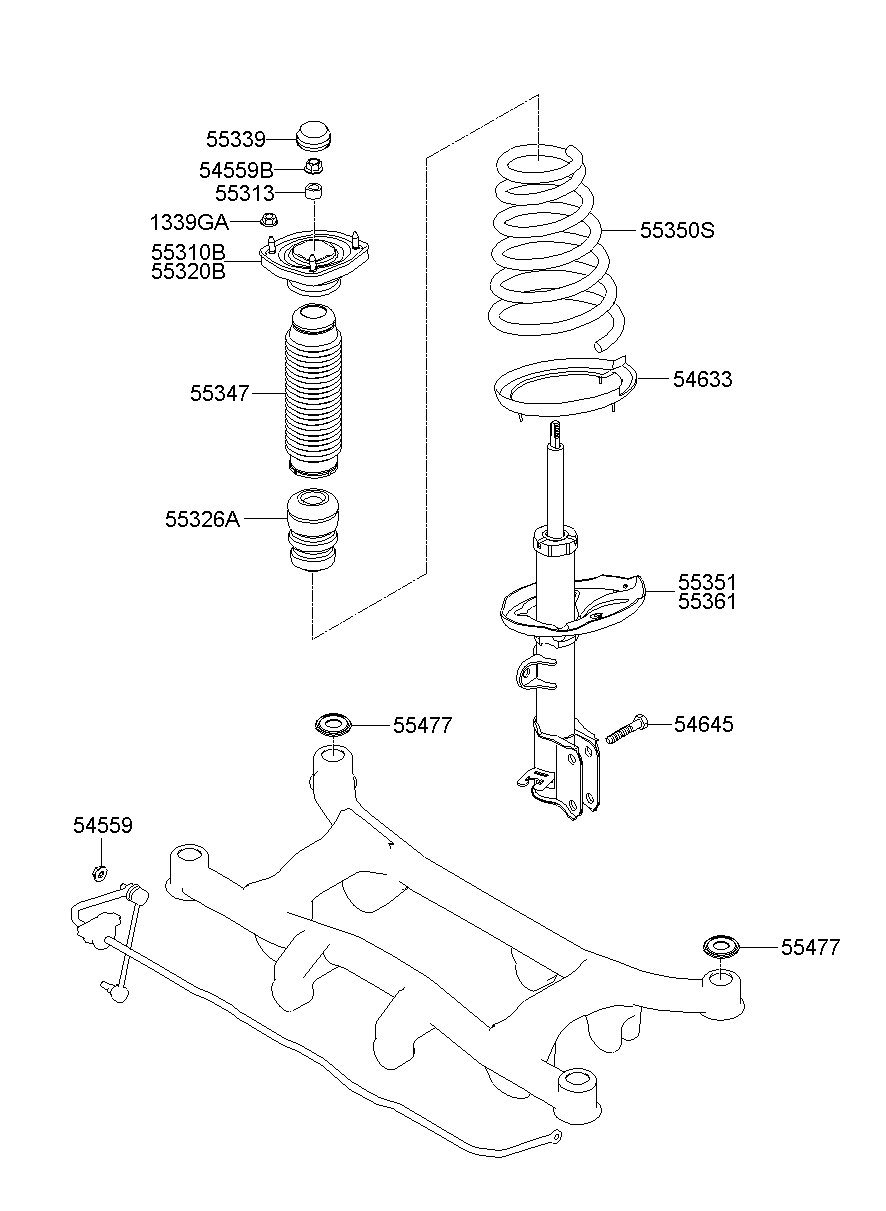 Rear Shock Absorber Spring