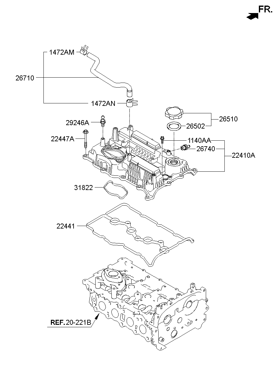 Cubierta de balancín