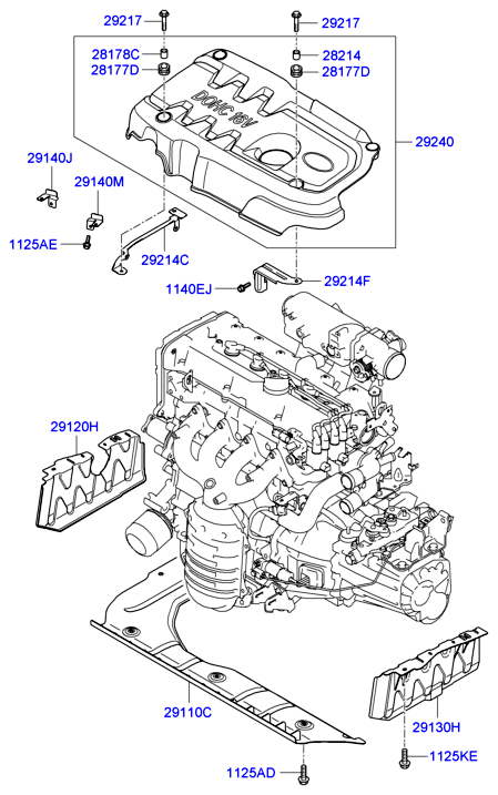Mud Guard Engine Cover