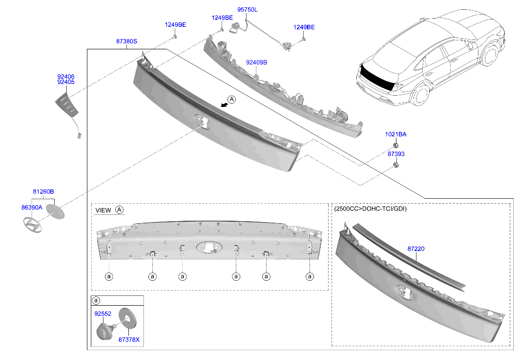 Back Panel Moulding