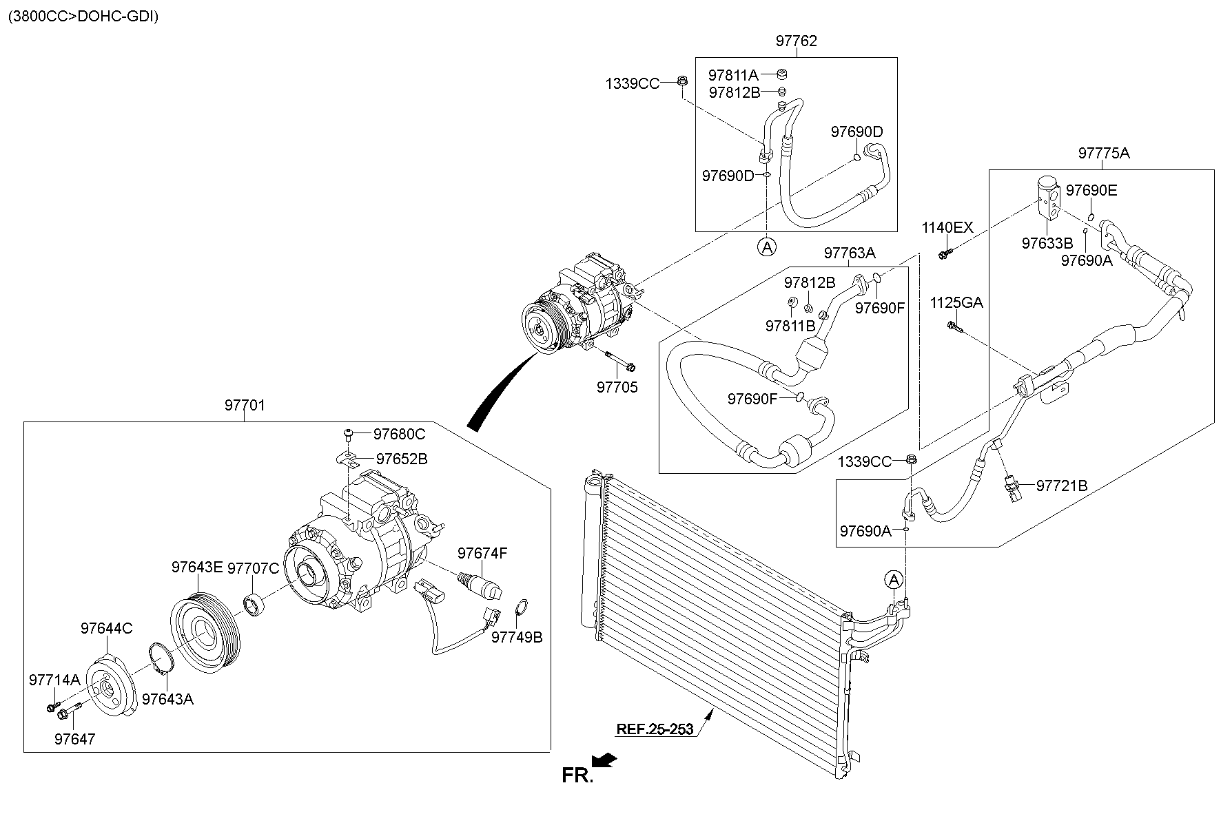 Aircon System Cooler Line