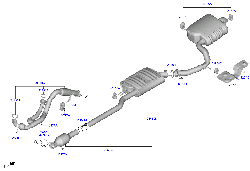 Muffler, Exhaust Pipe