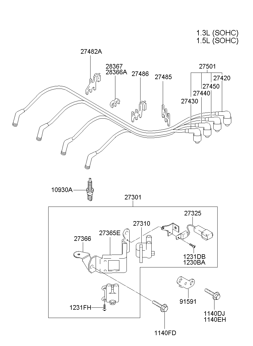 Spark Plug, Cable