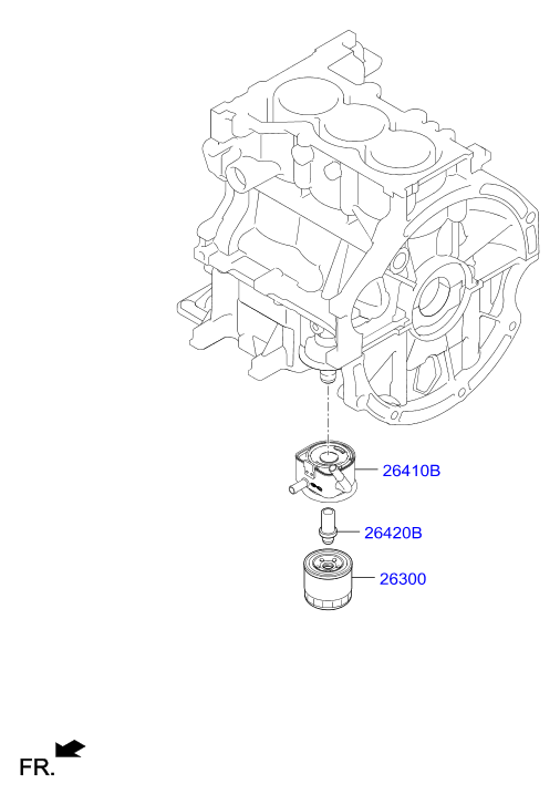 Front Case Oil Filter