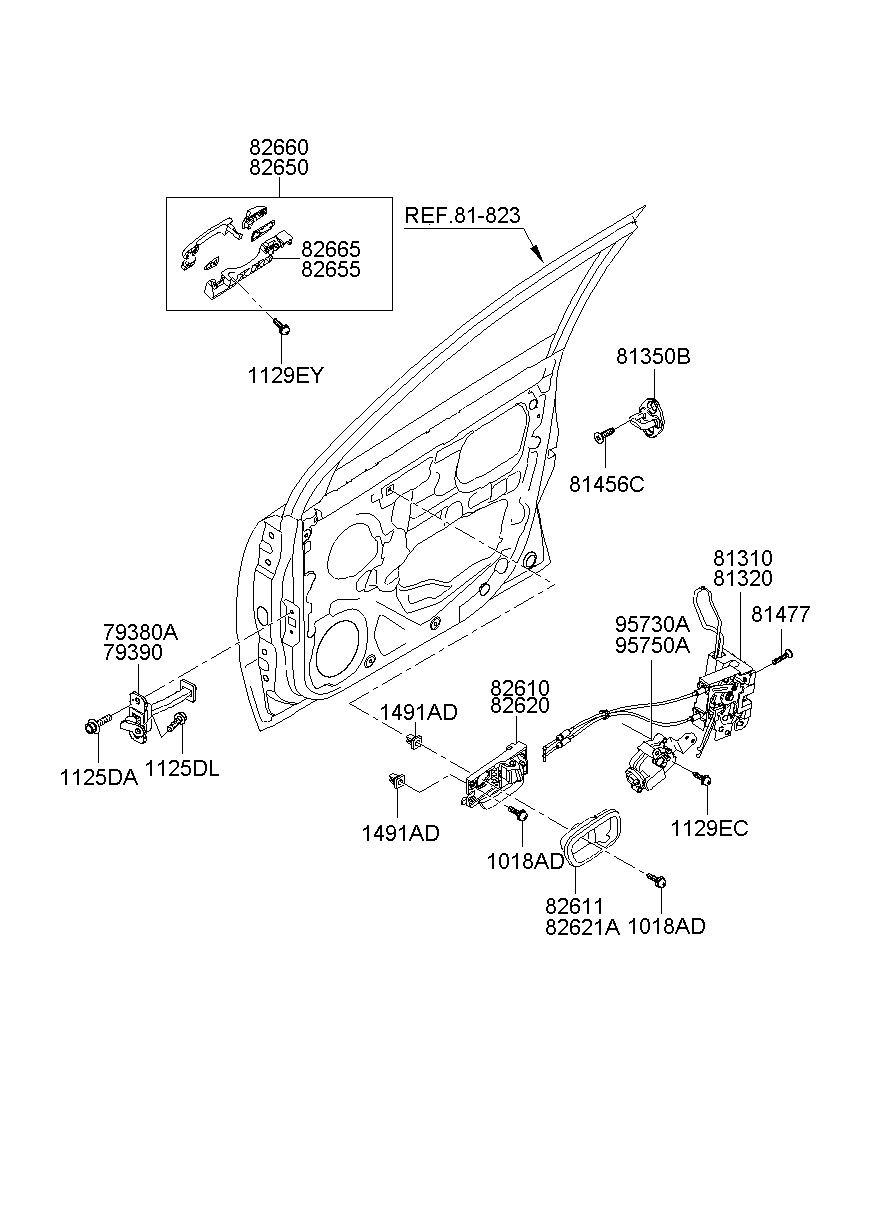 Front Door Locking System