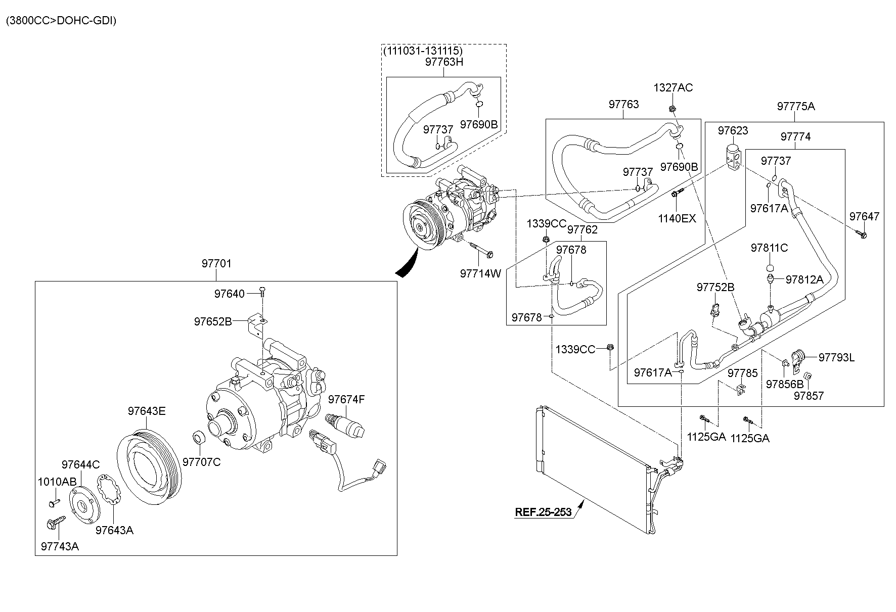 Aircon System Cooler Line