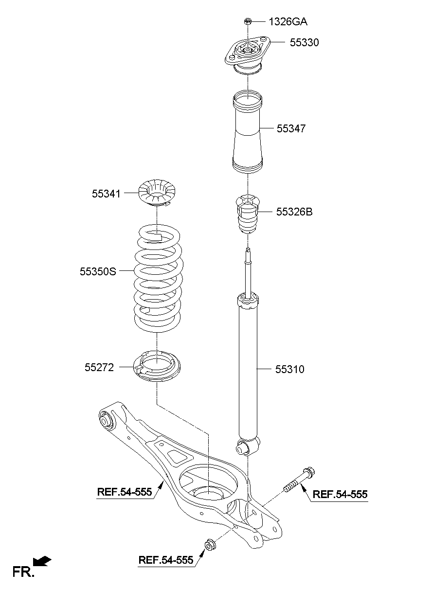Rear Spring & Strut