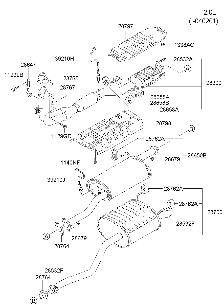 Muffler, Exhaust Pipe