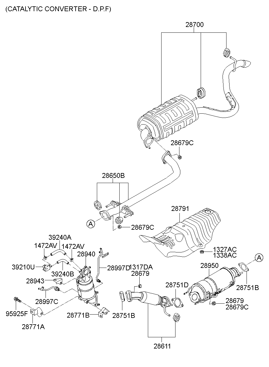 Muffler, Exhaust Pipe