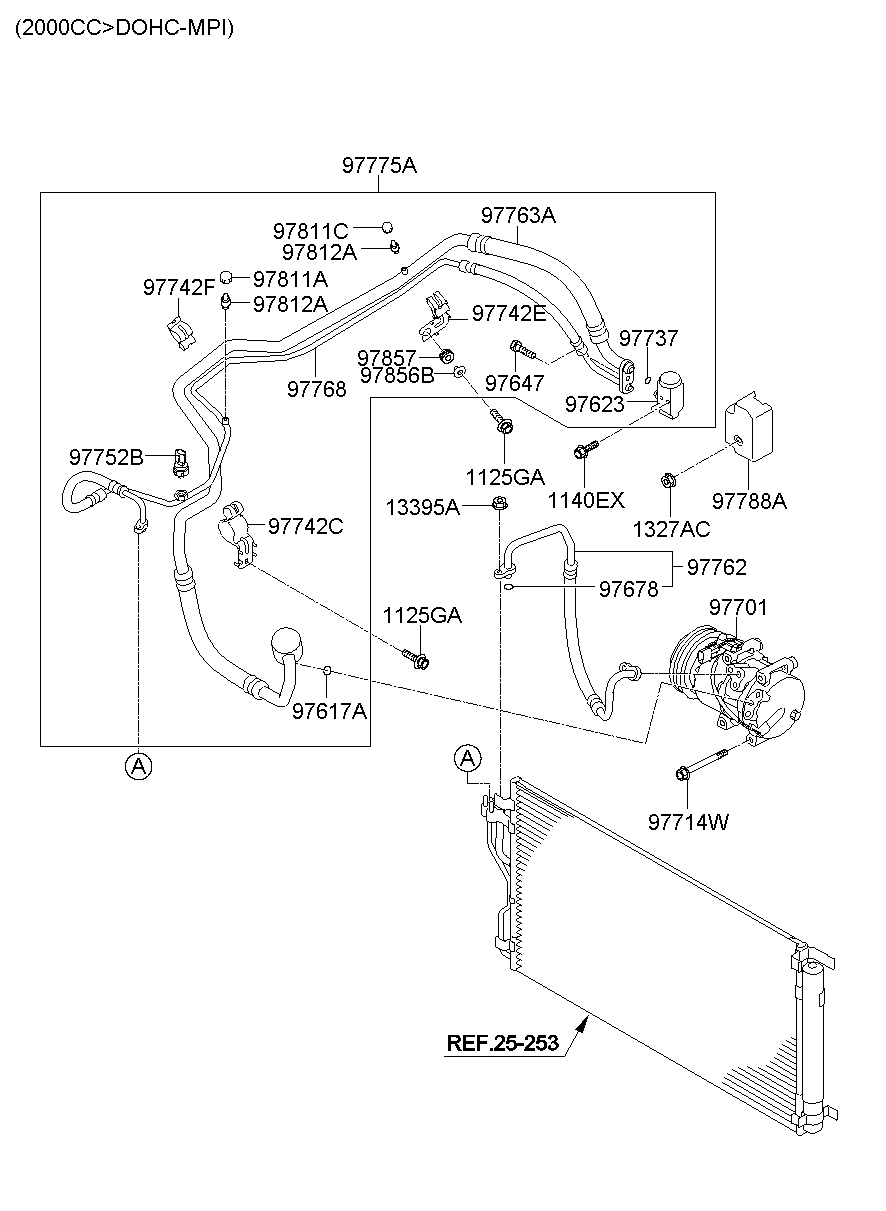 Aircon System Cooler Line