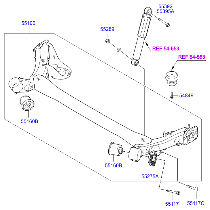 Rear Suspension Control Arm