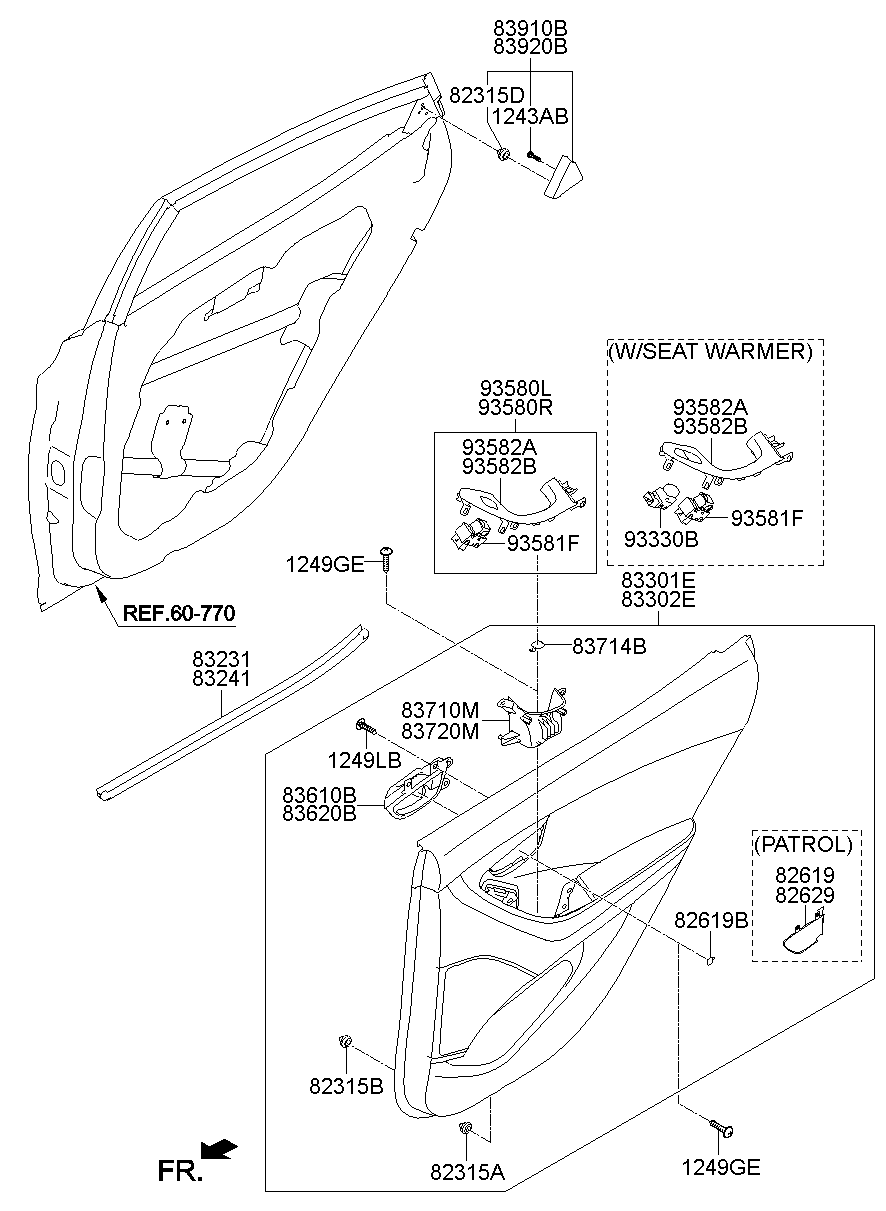 Rear Door Trim