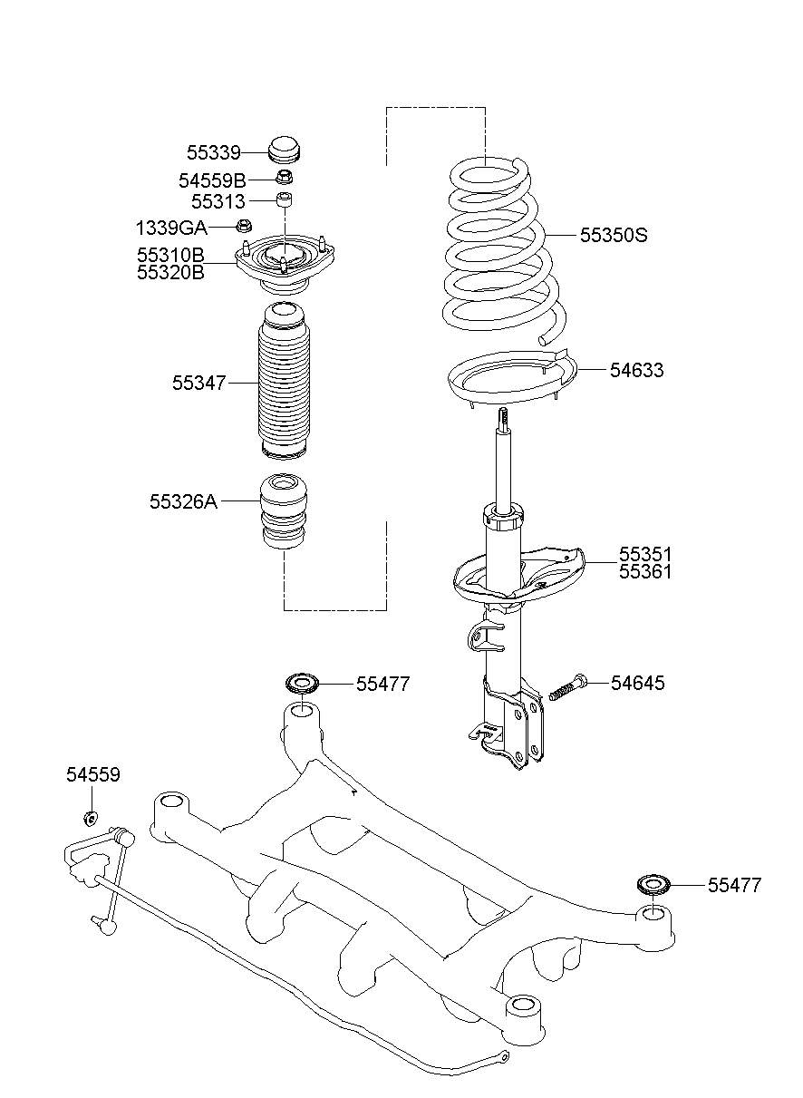 Rear Shock Absorber Spring