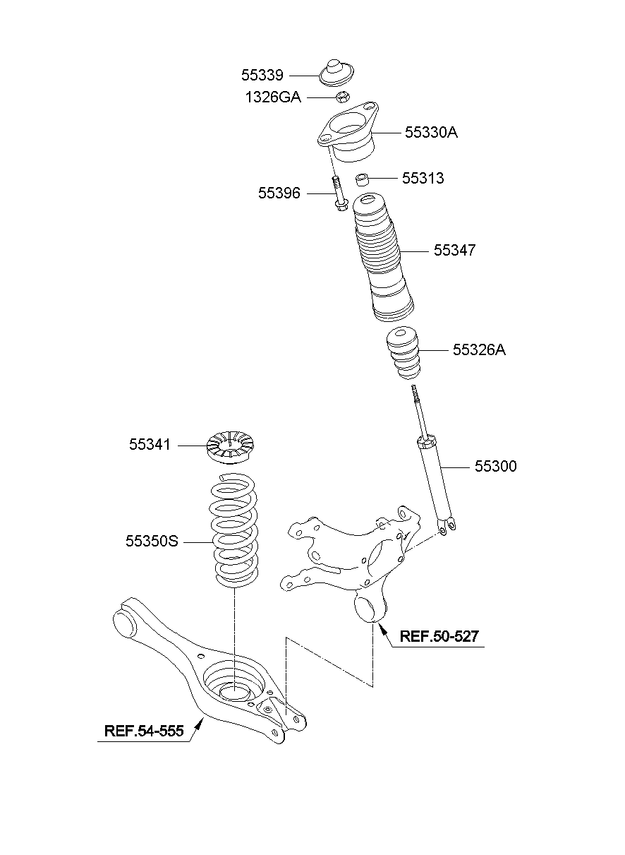 Rear Spring & Strut