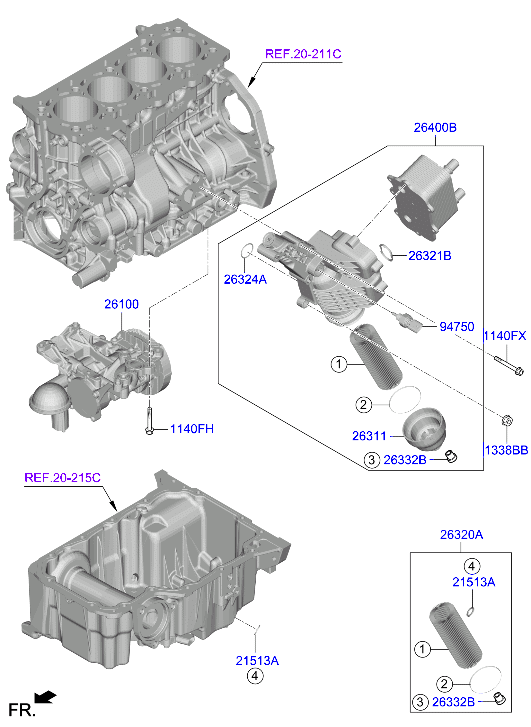 Front Case Oil Filter