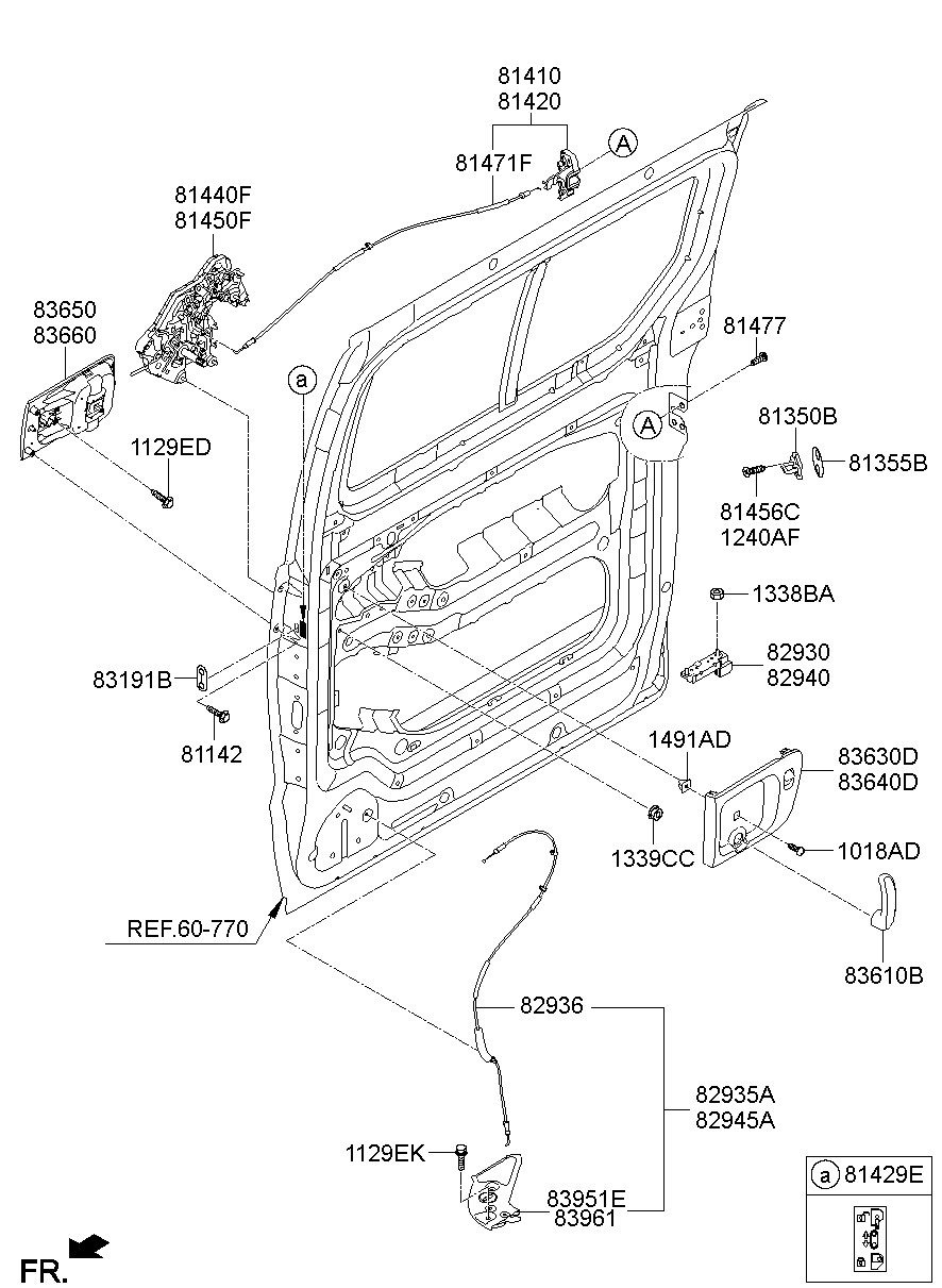 Rear Door Locking System