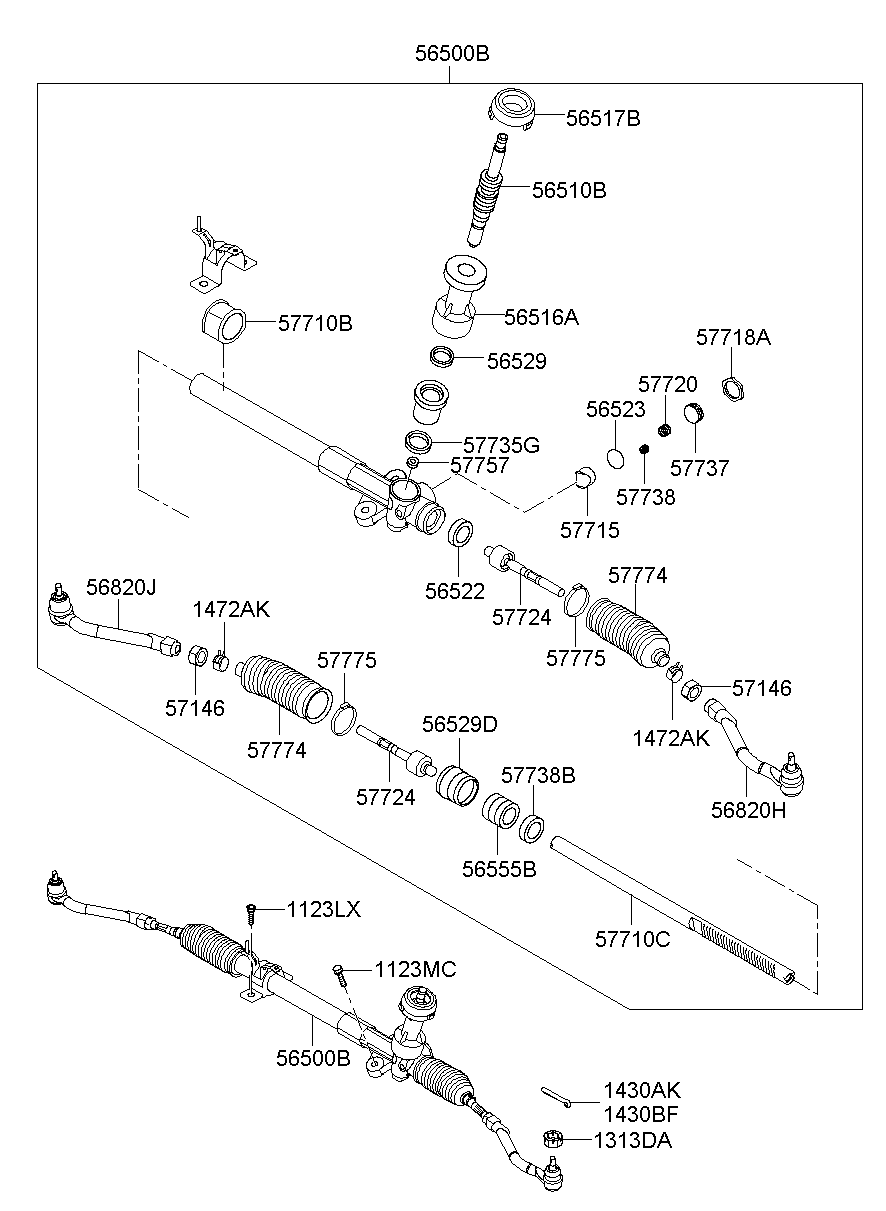 Power Steering Gear Box