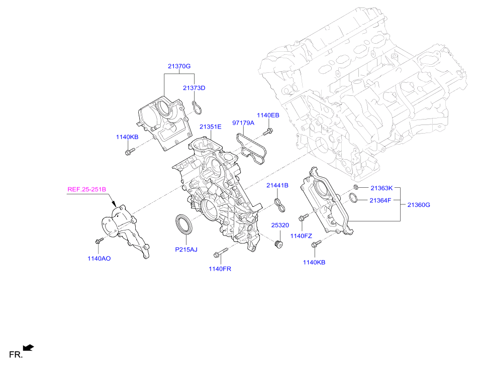 Front Case Oil Filter