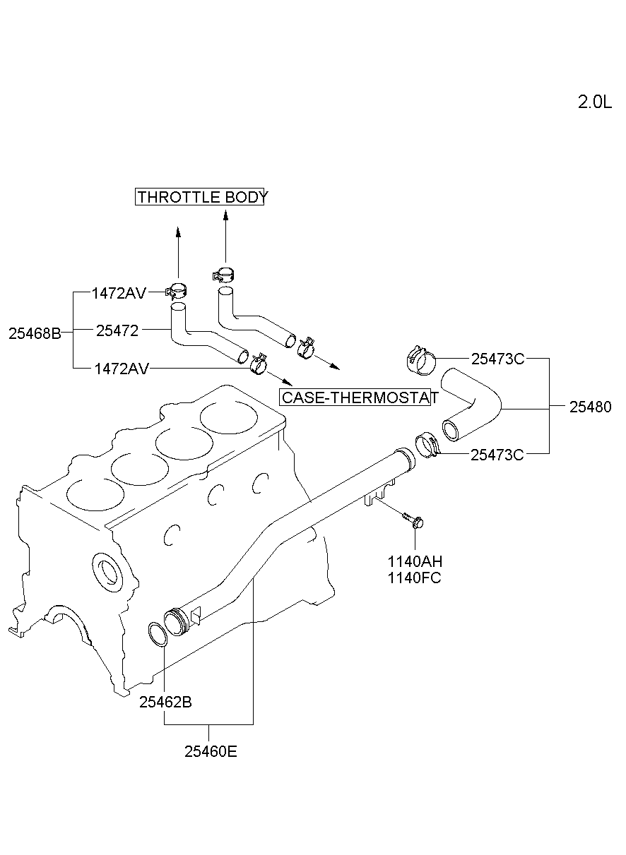 Coolant Pipe & Hose