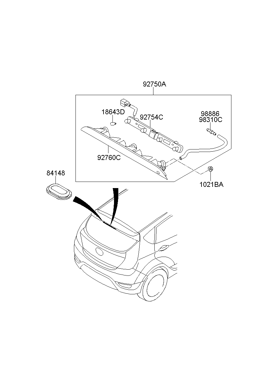 High Mounted Stop Lamp