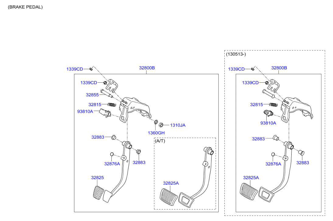Brake & Clutch Pedal