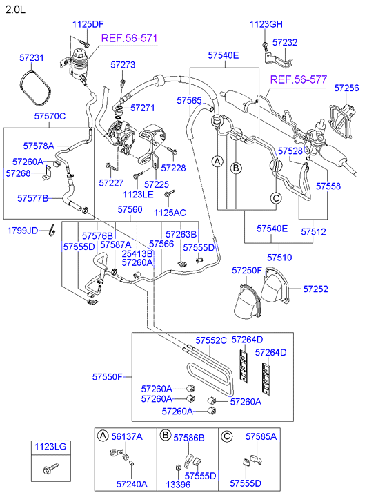 Power Steering Hose & Bracket