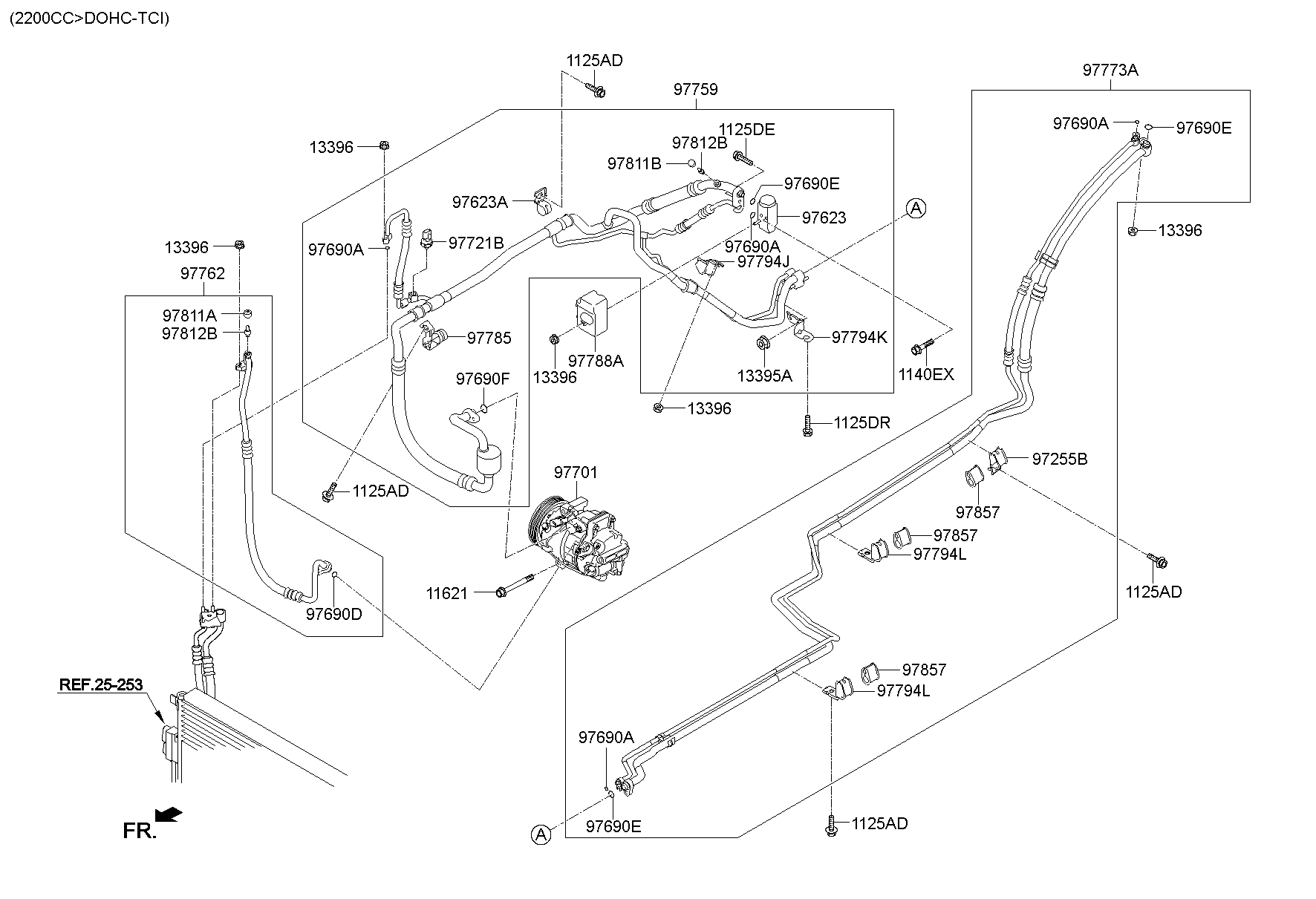 Aircon System Cooler Line
