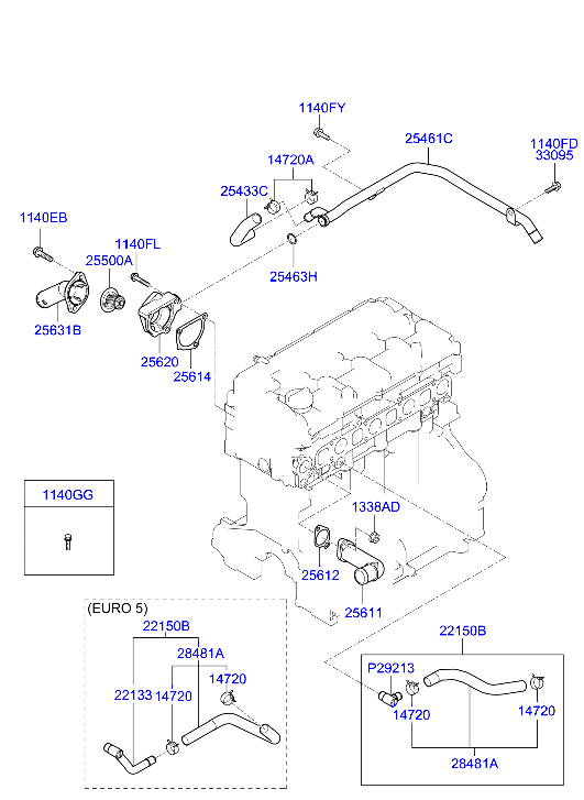 Coolant Pipe & Hose
