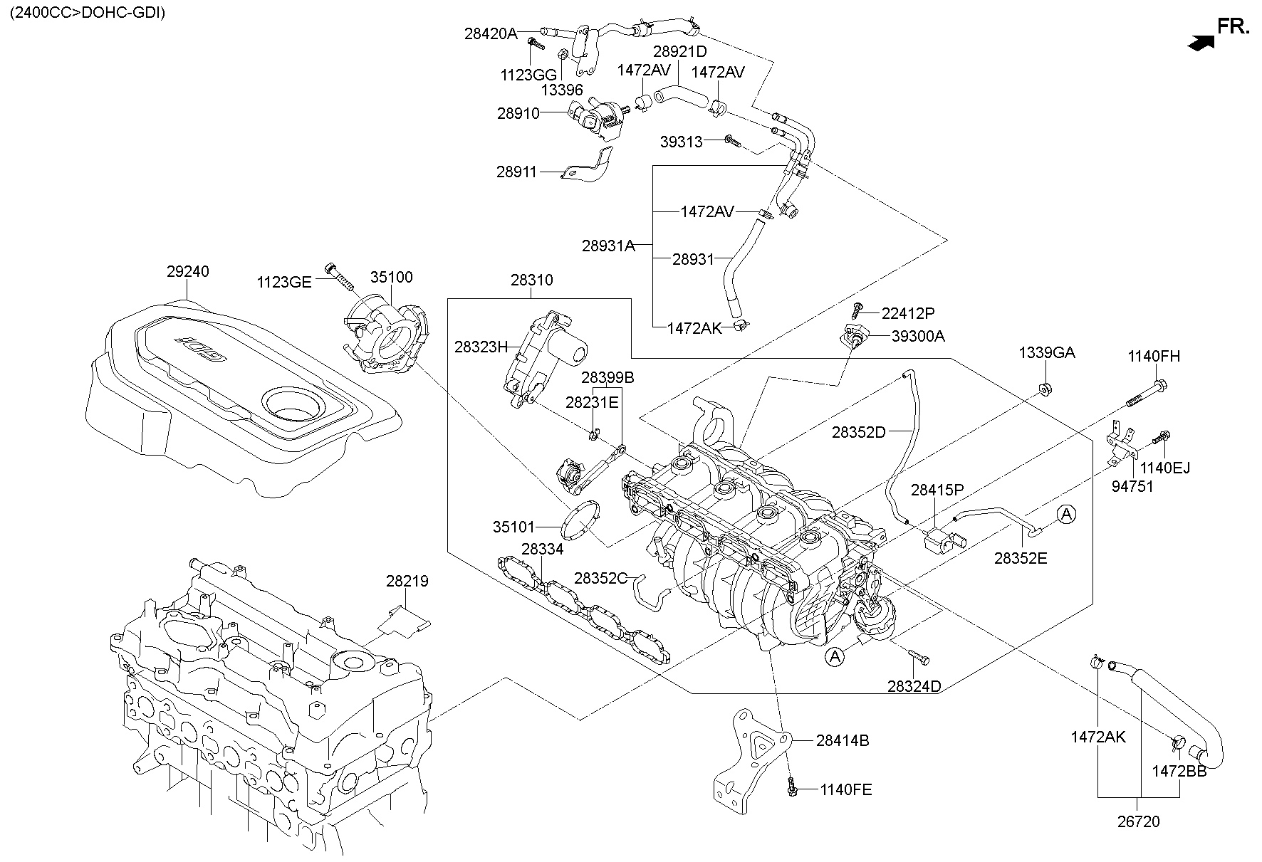 28329-2gga0-hose-vacuum-hyundai-yoshiparts