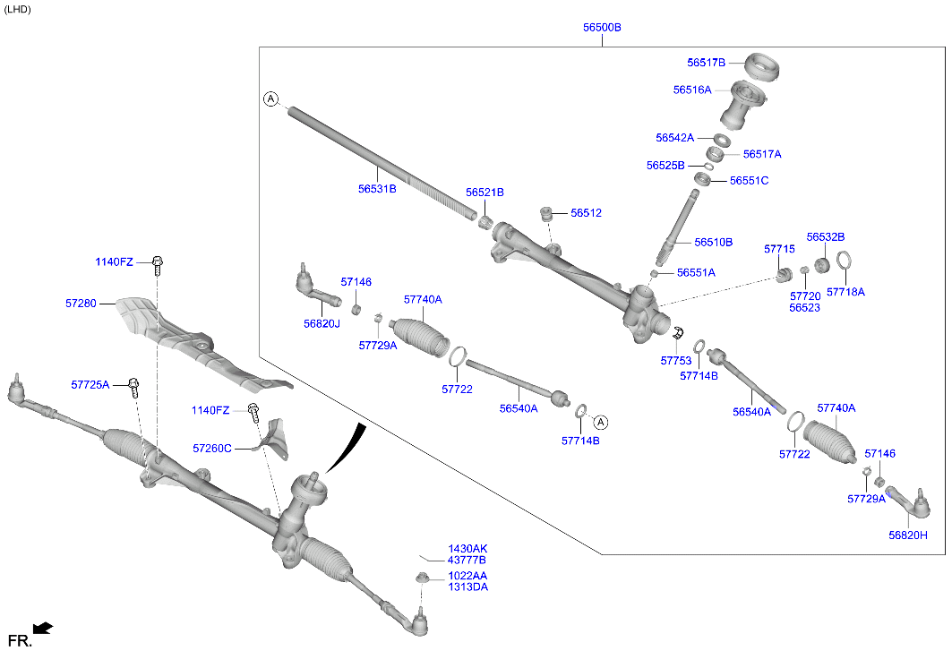 Power Steering Gear Box