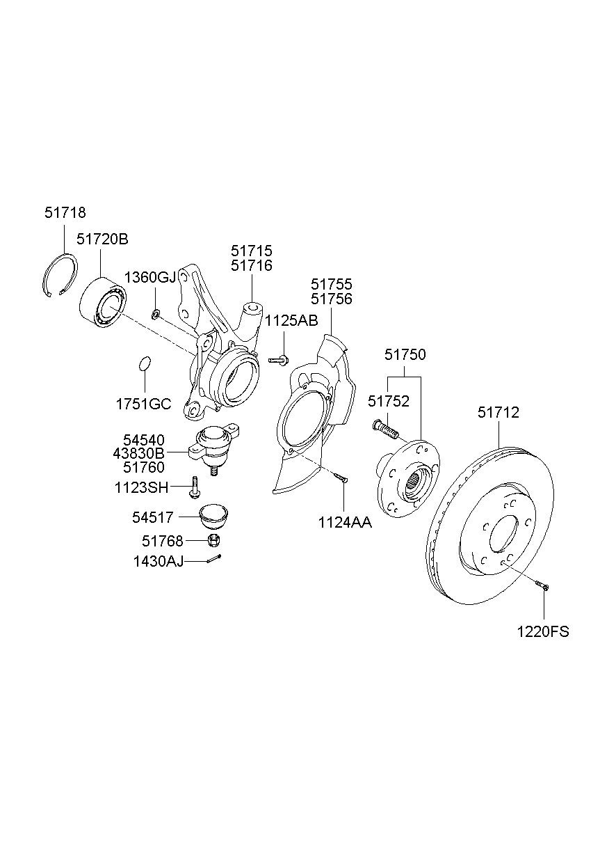 Front Axle Hub