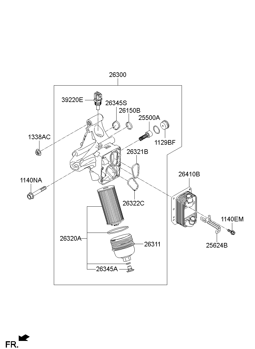 Front Case Oil Filter