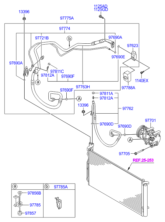 Aircon System Cooler Line