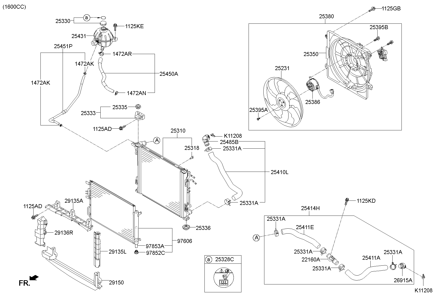 Sistema de enfriamiento del motor