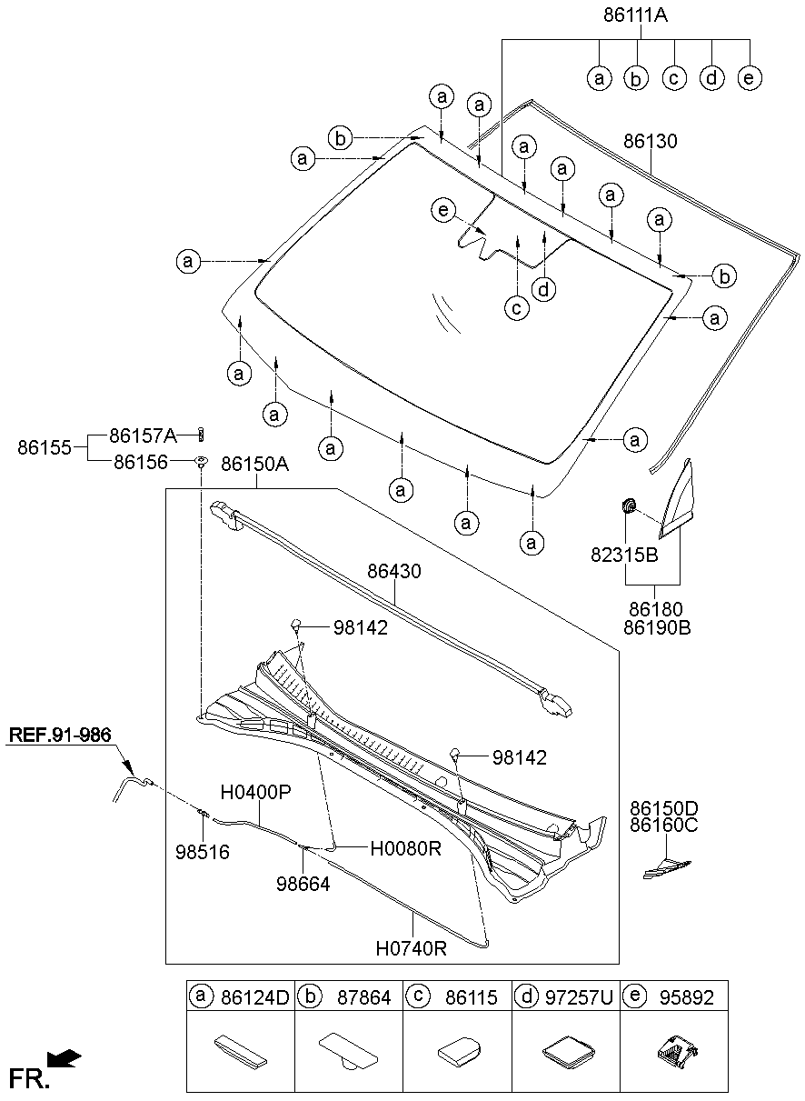 Windshield Glass
