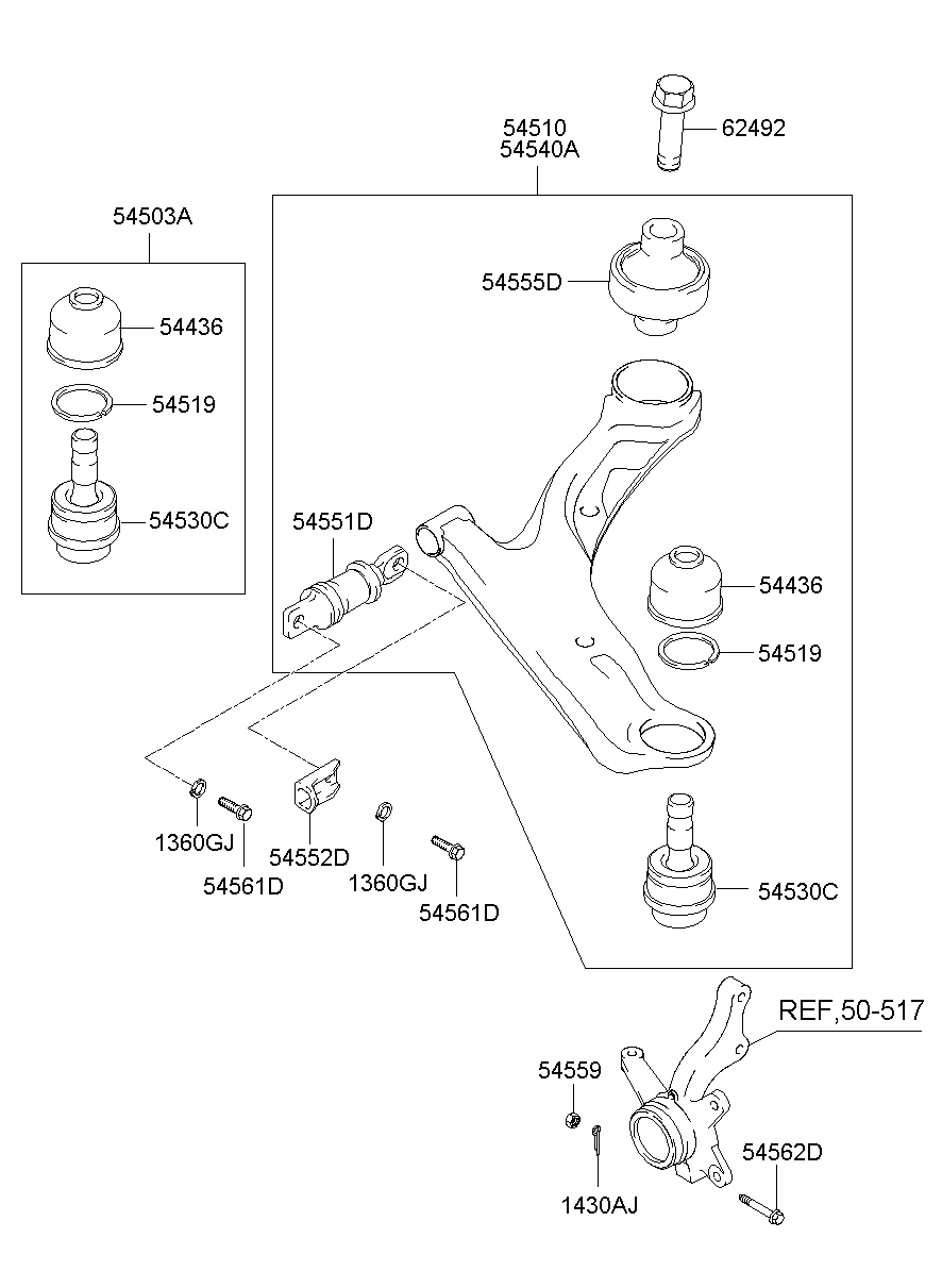 Suspension Lower & Upper Arm
