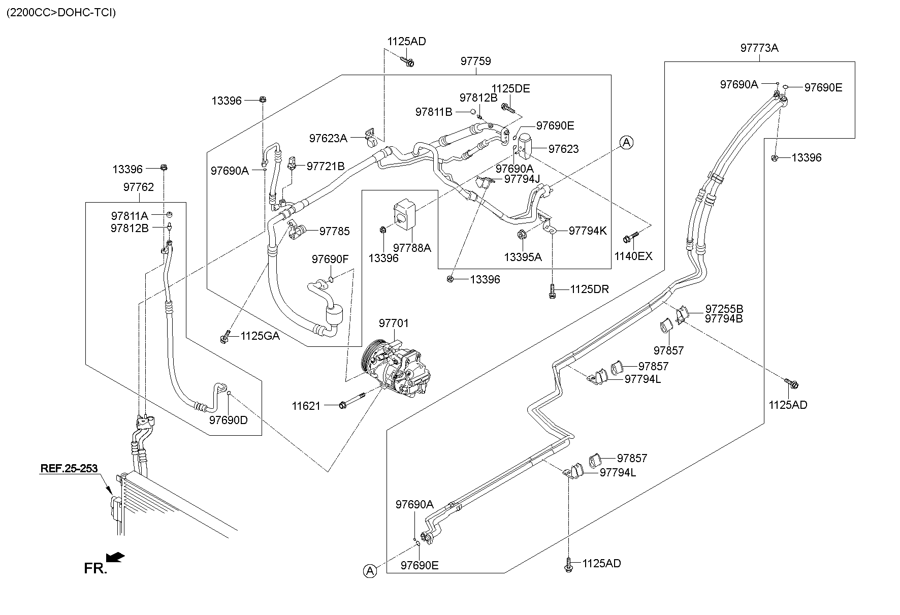 Aircon System Cooler Line