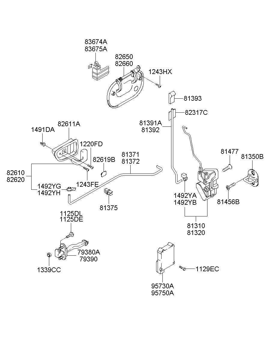 Front Door Locking System